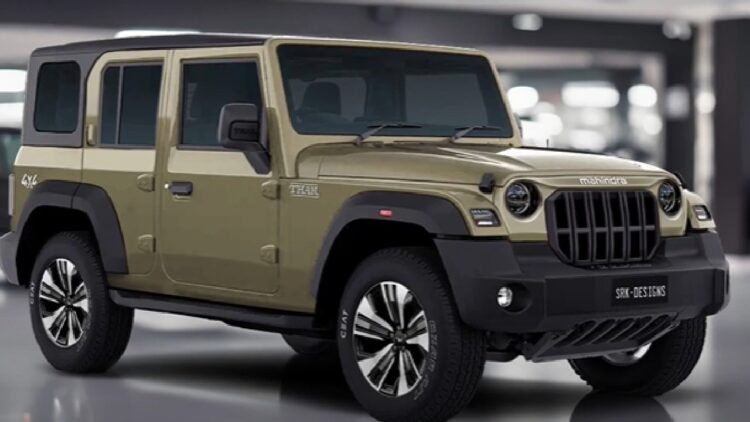 Armada-inspired Mahindra Thar 5-door