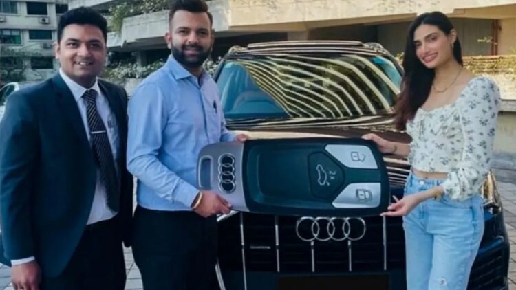 car colleciton kl rahul athiya shetty audi