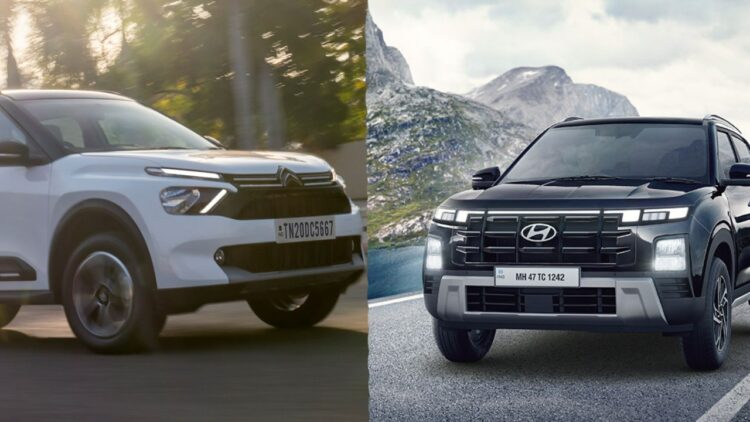 Citroen C3 Aircross vs Hyundai Creta Features Price Specs Comparison