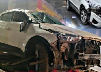 Hyundai Creta Accident Rolls Over Thrice