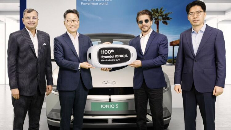 Hyundai Ioniq 5 1100 Units Sale Sharukh Khan Tarun Garg