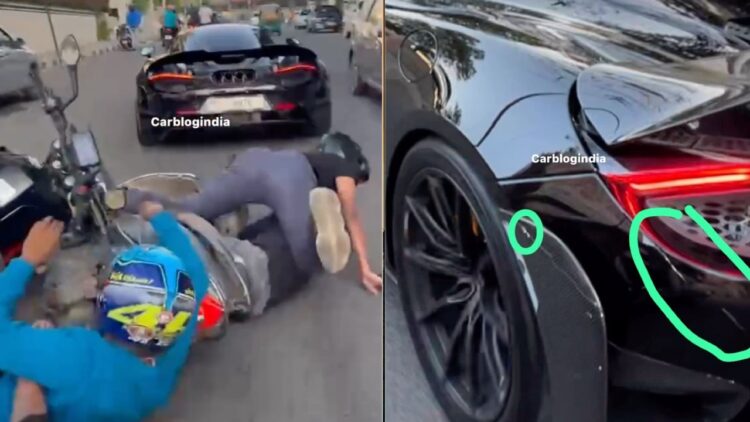 Indian Two wheeler Users Hit Mclaren 765lt