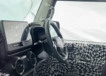 Interior of Mahindra Thar 5-Door Before Launch