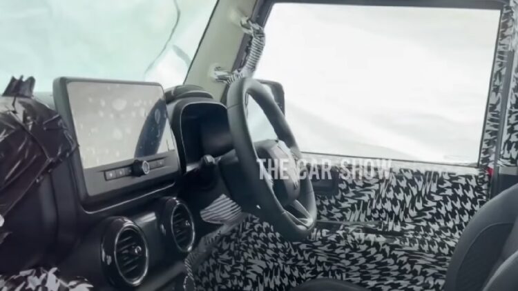 Interior of Mahindra Thar 5-Door Before Launch