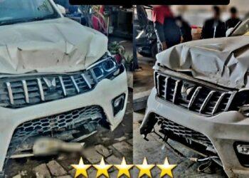 Mahindra Scorpio N Accident