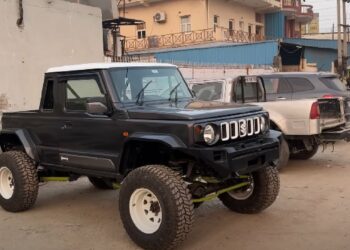 Maruti Jimny 5-door to 2-door conversion