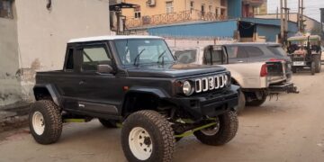 Maruti Jimny 5-door to 2-door conversion