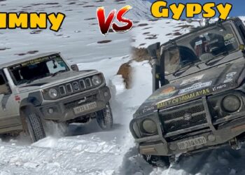 Maruti Jimny vs Gypsy Extreme Snow Test