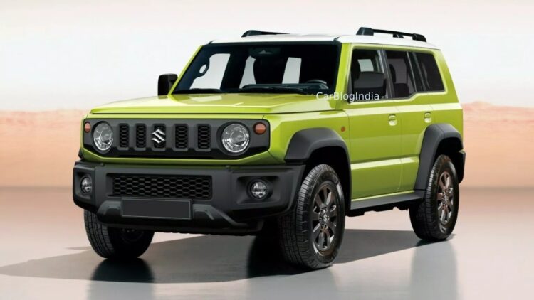 Maruti Suzuki Jimny 7 seater Front Three Quaters