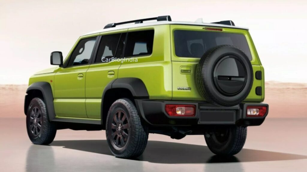 Maruti Suzuki Jimny 7 seater Rear Three Quaters