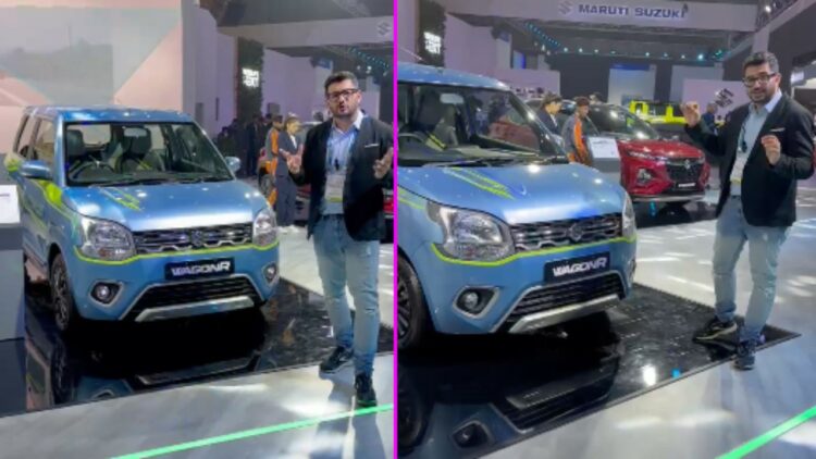 Maruti WagonR Flex Fuel Unveiled at Bharat Mobility Expo