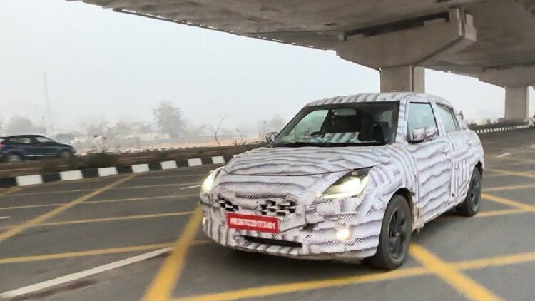 New Maruti Swift Spied Testing