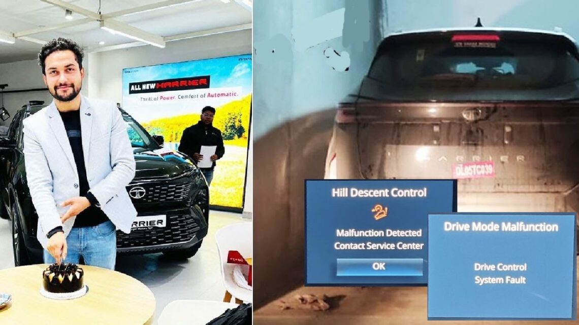 New Tata Harrier Faces Errors in 1 Day 2