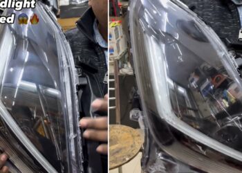 Next-Gen Maruti Swift Headlight in Aftermarket Accessory Shop