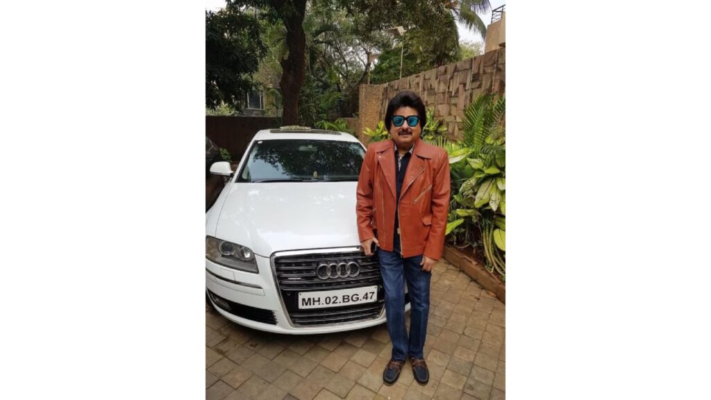 Pankaj Udhas with His Audi A6