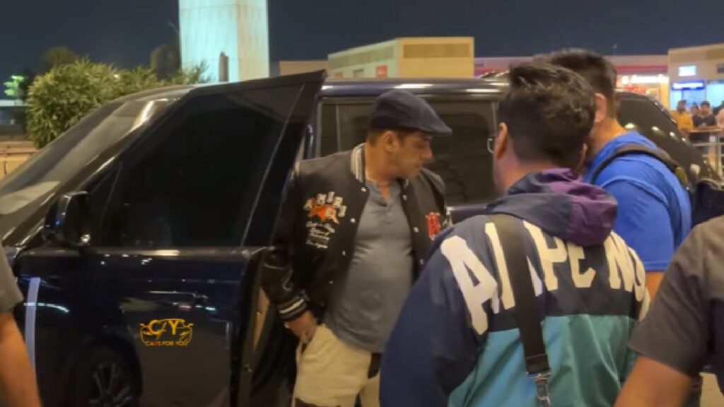 Salman Khan with His Range Rover Autobiography