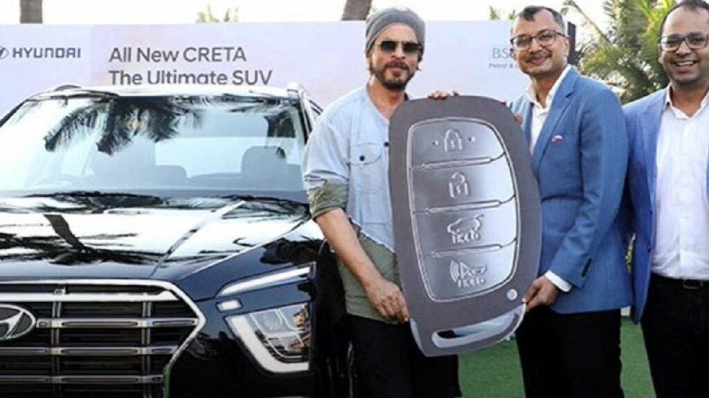 Srk with Hyundai Creta