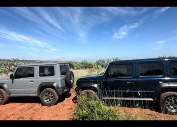 Suzuki Jimny 3-door vs 5-door Off-Road Challenge