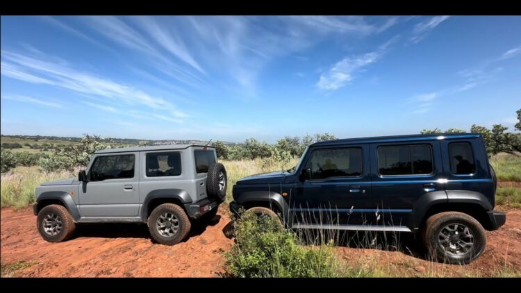 Suzuki Jimny 3-door vs 5-door Off-Road Challenge