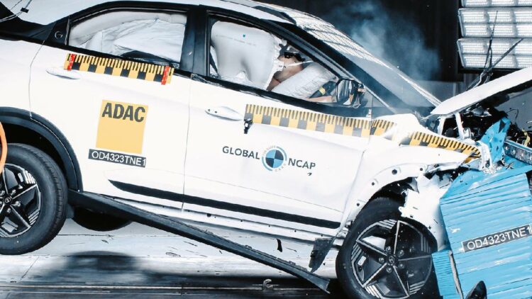 Tata Nexon Facelift 5 star Safety Rating at Global Ncap