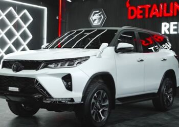 Toyota Fortuner Legender Matte White PPF