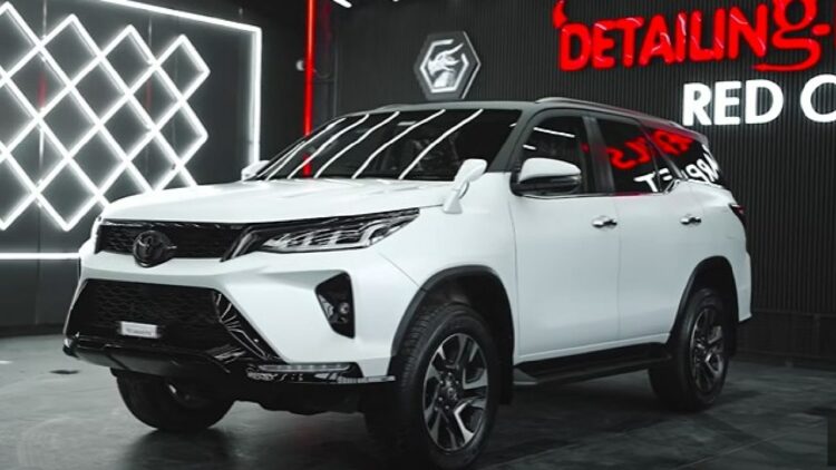 Toyota Fortuner Legender Matte White Ppf