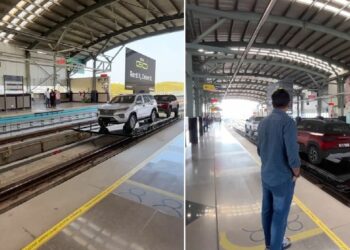 Toyota Fortuner Seen Towing Maruti Brezza on Metro Track