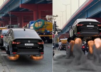 VW Virtus Takes Off Kochi Traffic