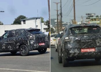 2024 Nissan Magnite Facelift Spotted Testing