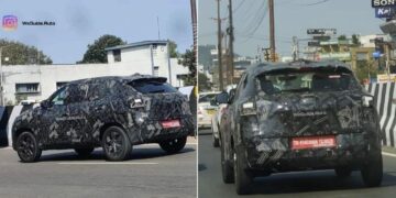 2024 Nissan Magnite Facelift Spotted Testing