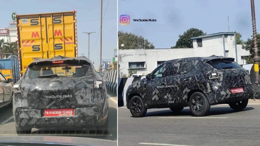 2024 Nissan Magnite Facelift Spotted Testing