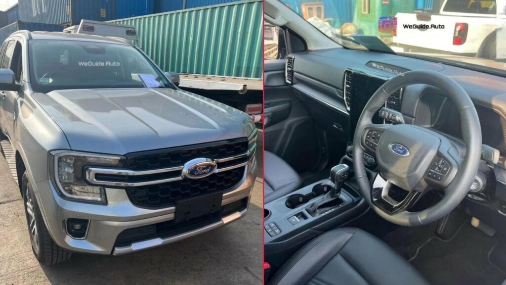 Ford Everest endeavour Chennai Port Exterior Interior