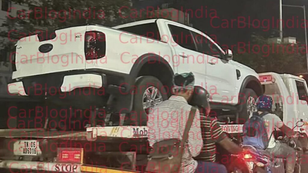 Ford Ranger Chennai India Spied