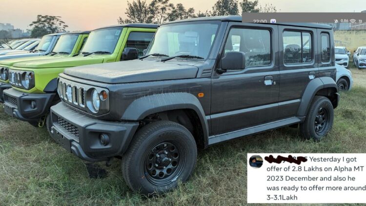 Maruti Jimny Discount MY2023 Stock