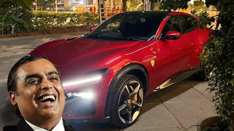 Mukesh Ambani Ferrari Purosangue