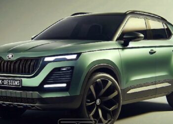 Skoda Compact SUV Rendering Front Three Quarters