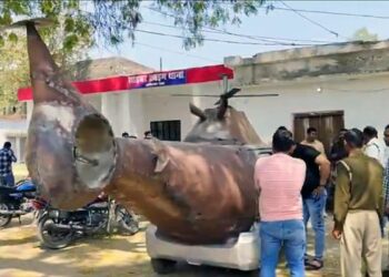 UP Men Convert Maruti WagonR into Helicopter