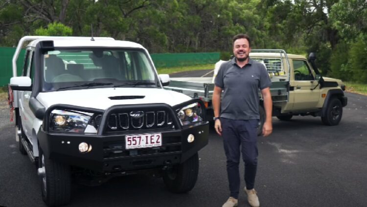 Australian Expert Compares Toyota Land Cruiser and Mahindra Scorpio Pik up