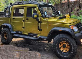 crazy modified mahindra bolero camper