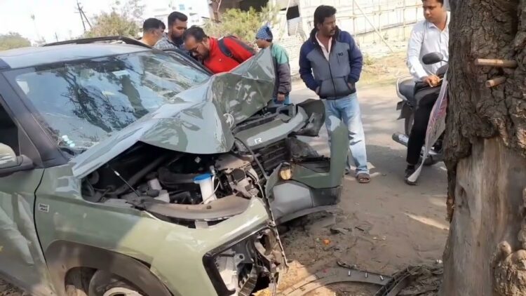 Hyundai Exter Accident