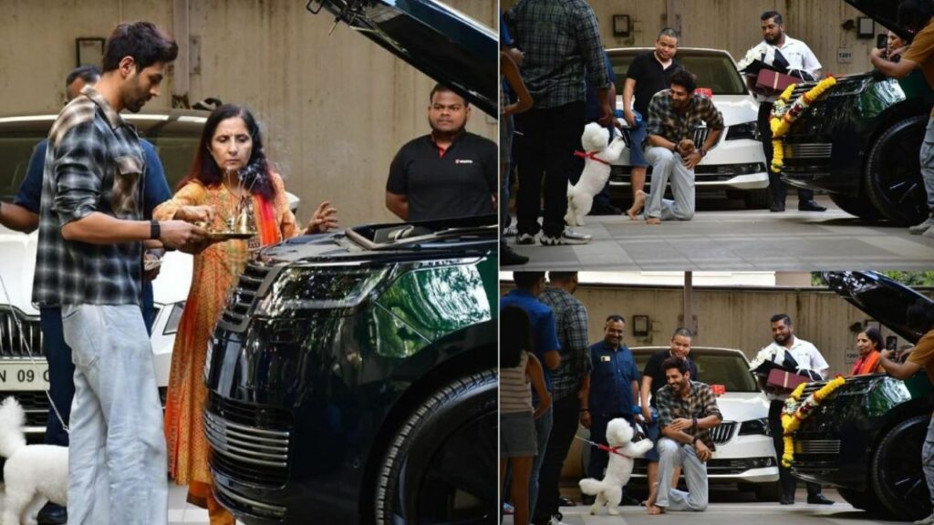kartik aaryan range rover autobiography