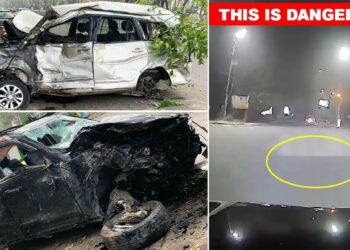 Mahindra Scorpio N Driven by Student for Horrific Crash