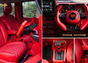 Maruti Jimny 5-door All-Red Interior