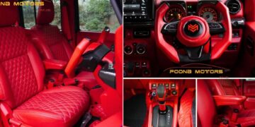 Maruti Jimny 5-door All-Red Interior