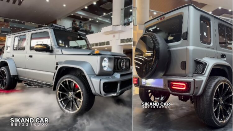 Maruti Jimny with Brabus G63 Amg Kit