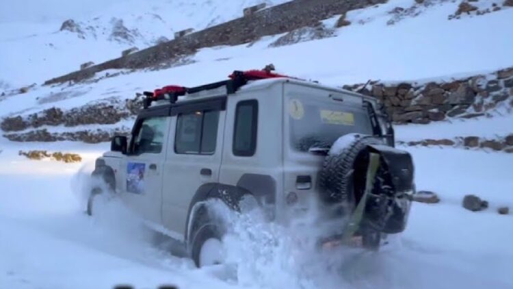 Maruti Jimny Snow Expedition in Spiti