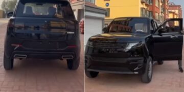 Maruti S-Presso Converted into Range Rover Sport