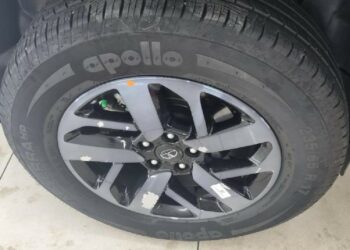 Tata Harrier Jet Edition Paint Alloys Peeling Off