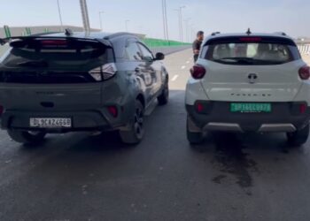 Tata Nexon vs Punch EV Drag Race