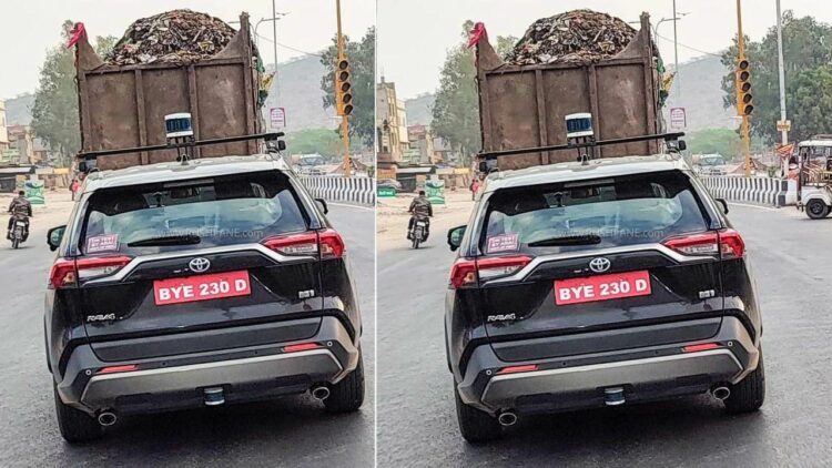 Toyota RAV4 Spotted Testing in India